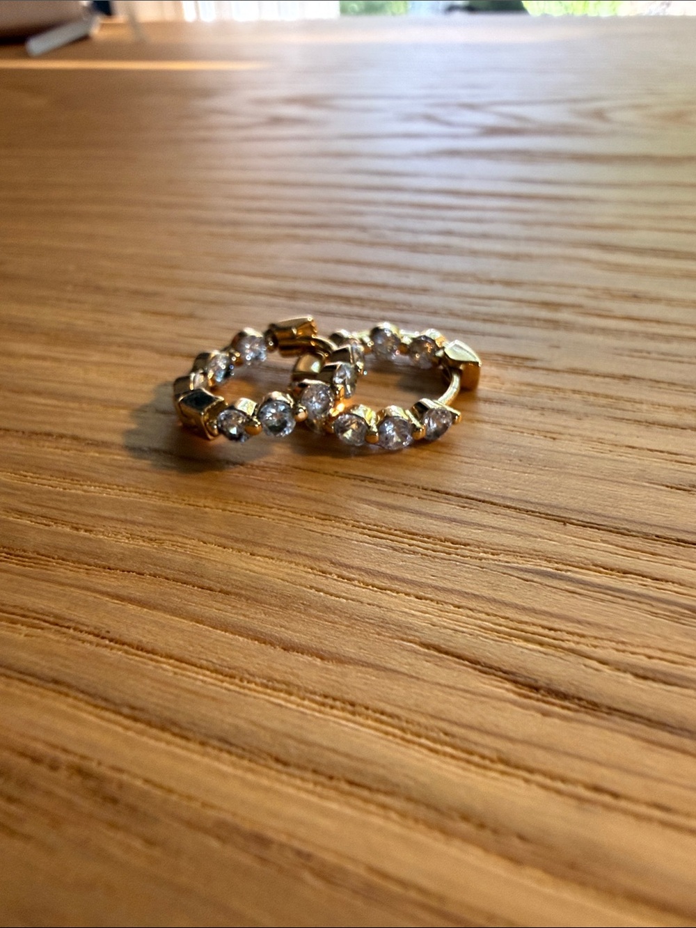 Miranda Frye Gold Crystal Hoop Earrings - Women's Jewelry